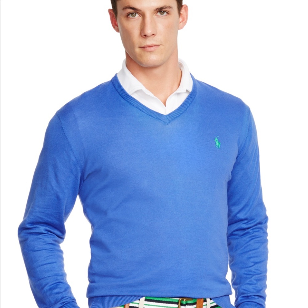 Polo Ralph Lauren blue sweater 🔥